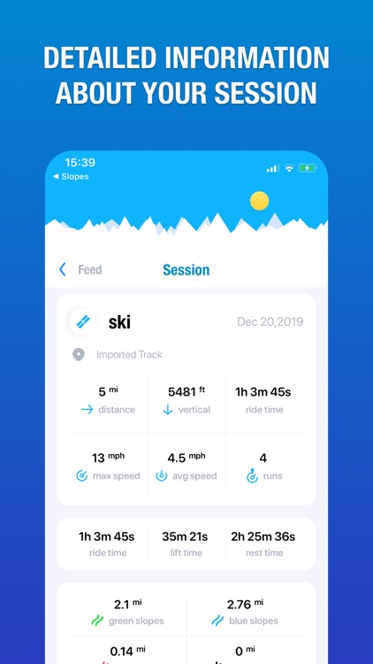 Ski & snowboard tracker