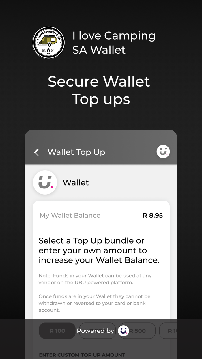 I love Camping SA Wallet