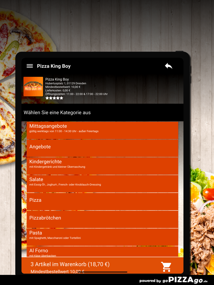 Pizza King Boy Dresden