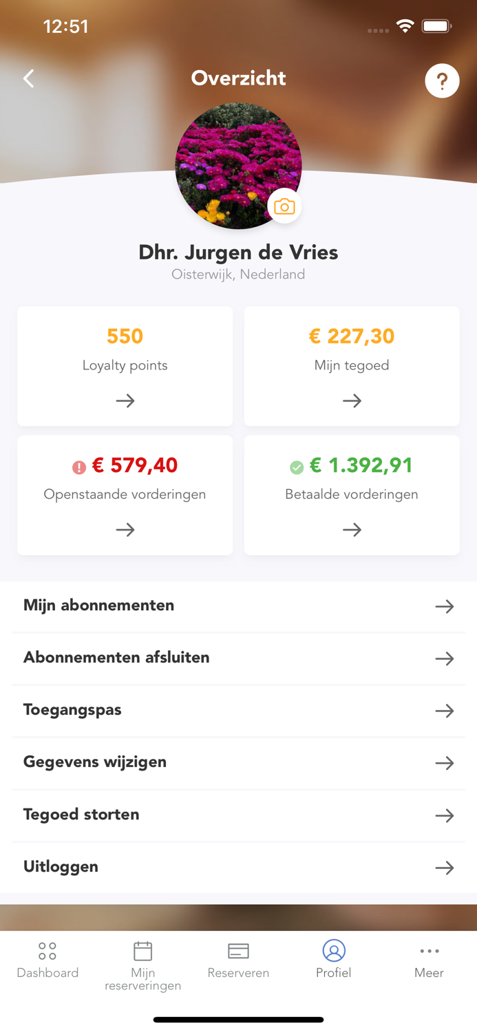 Fitness Paradise Member App