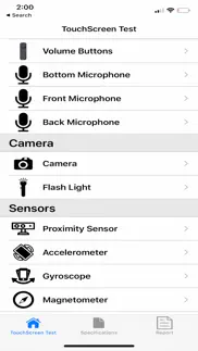 How to cancel & delete touchscreen test 3