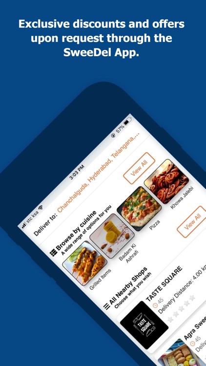 SweeDel Food Order & Delivery screenshot-3