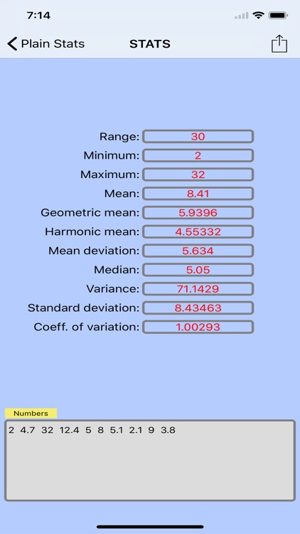 Plain Stats Plus