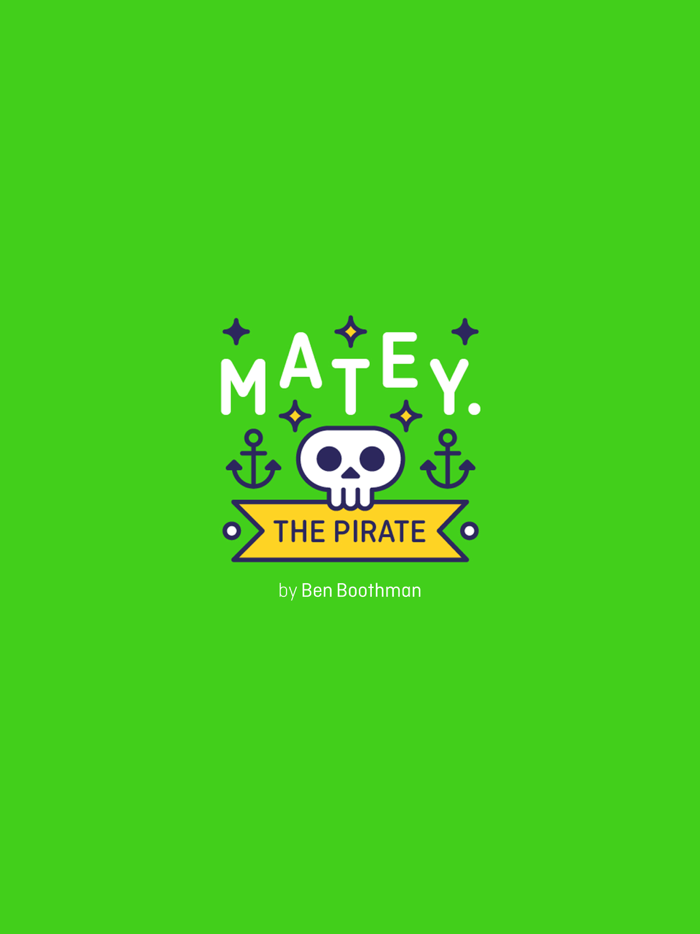 Matey The Pirate Stickers