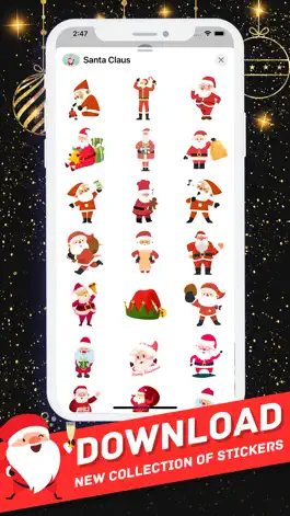 Game screenshot Santa Claus Stickers 2021 hack