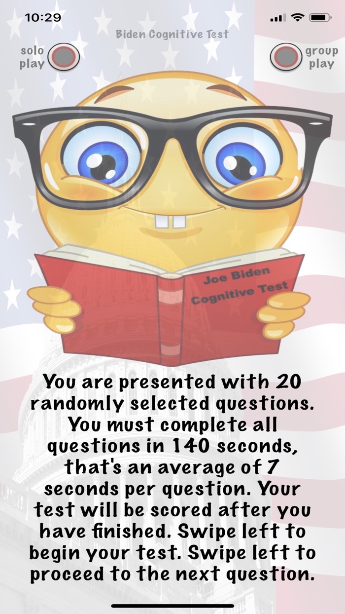 Biden Cognitive Test