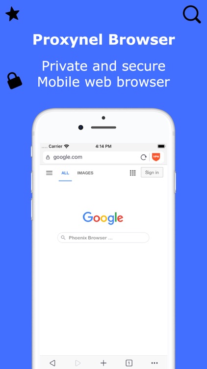 Phoenix Browser - Proxynel VPN
