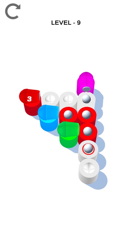 Color Thrower 3D - Roll Puzzle