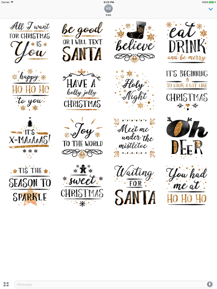 Merry Christmas Glitter