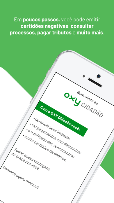How to cancel & delete Oxy Cidadão from iphone & ipad 2
