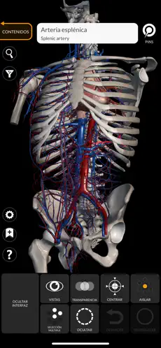 Screenshot 4 Anatomía - Atlas 3D iphone