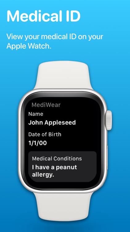 MediWear: Medical ID for Watch screenshot-0