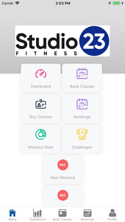 Studio 23 Fitness App