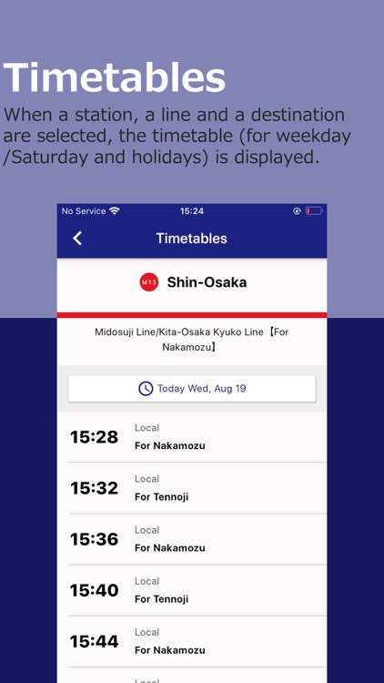 OsakaMetroGroup NavigationApp screenshot-3