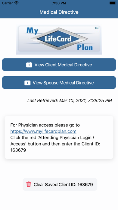 Medical Directive by ITS screenshot 2