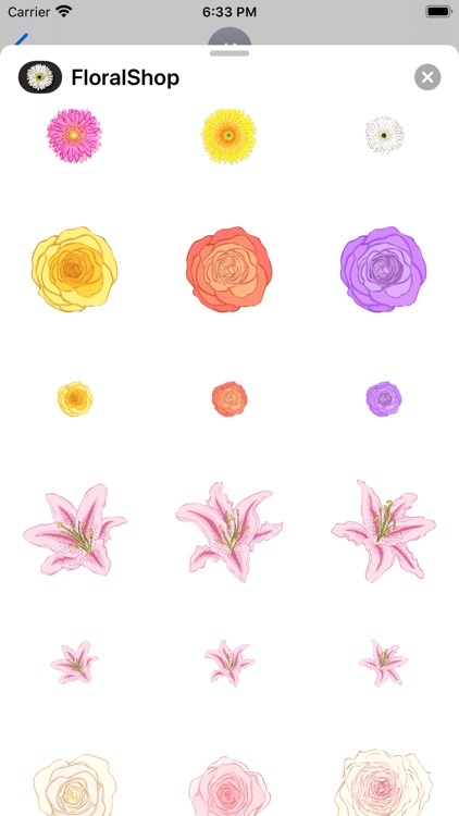 FloralShop: Flower Stickers screenshot-4