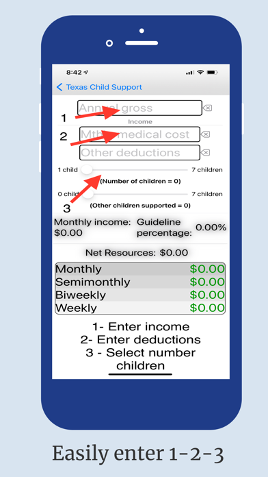 How to cancel & delete Child Support Calc from iphone & ipad 2