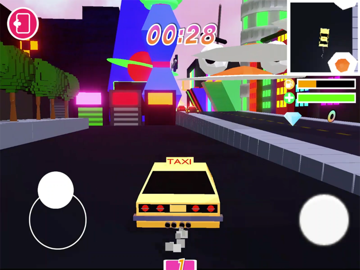 TAXI DELIVERY ROAD RAGE