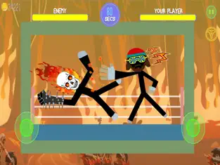 Captura de Pantalla 1 Slap Fight : Kings of stickman iphone