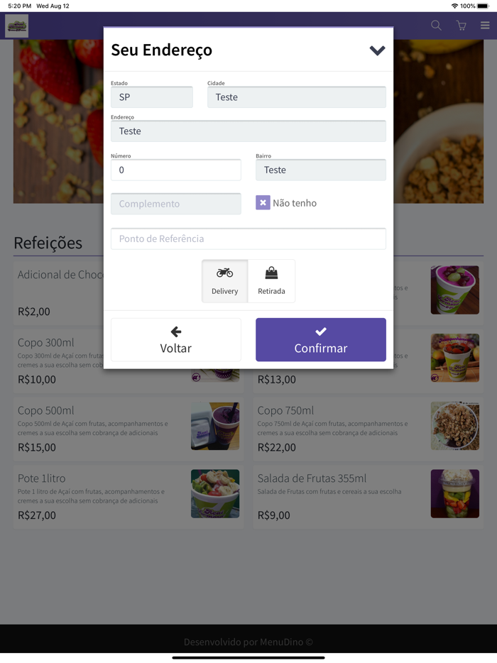 Açaí Formosa Piracicaba