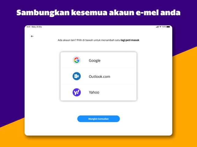 Yahoo Mail Sentiasa Teratur Di App Store