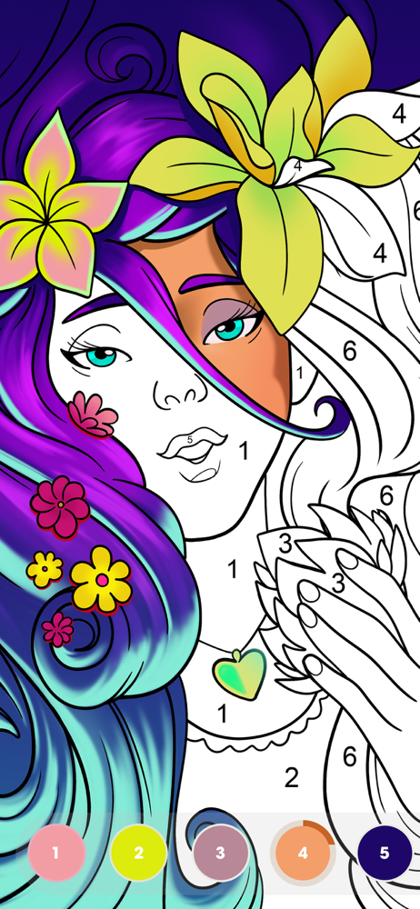 Paint by Number: Coloring Game - Overview - Apple App Store - US