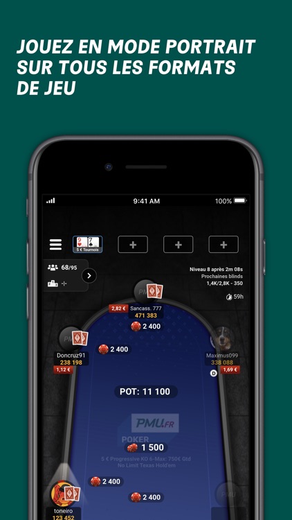 PMU Poker - Spins et Cash Game