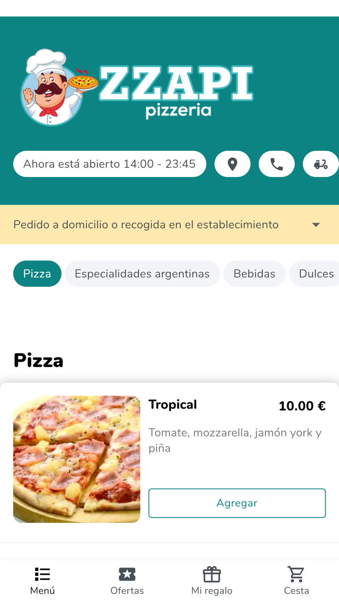 Pizzería Zzapi