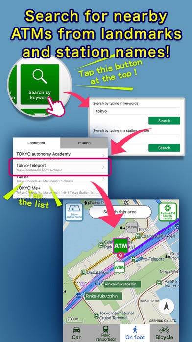 How to cancel & delete JAPAN POST BANK ATM Finder from iphone & ipad 4