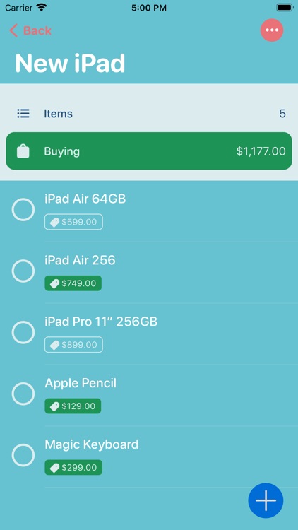 Shoptimize—Shopping Calculator