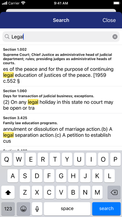 Oregon Revised Statutes screenshot 4