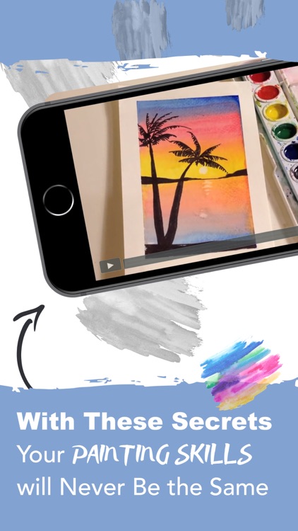 Watercolor Painting Unique Art screenshot-5