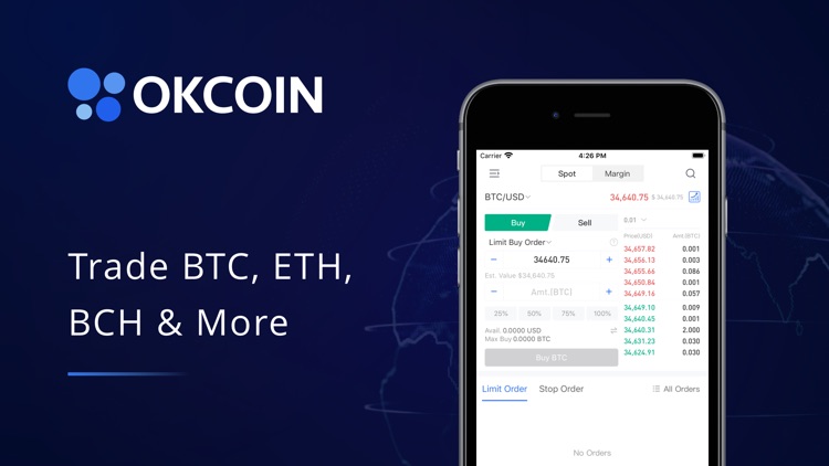 OKCoin - Bitcoin Trading screenshot-3