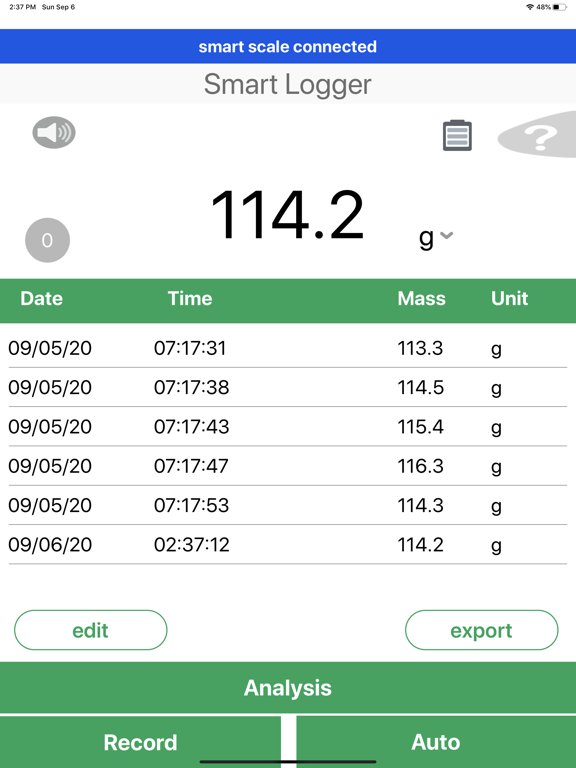 Lab Scale - SmartLogs Pro screenshot 2