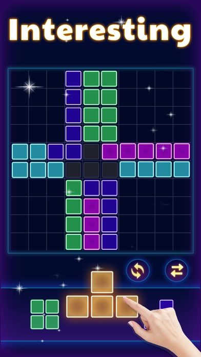 Glow Block Puzzle screenshot 3