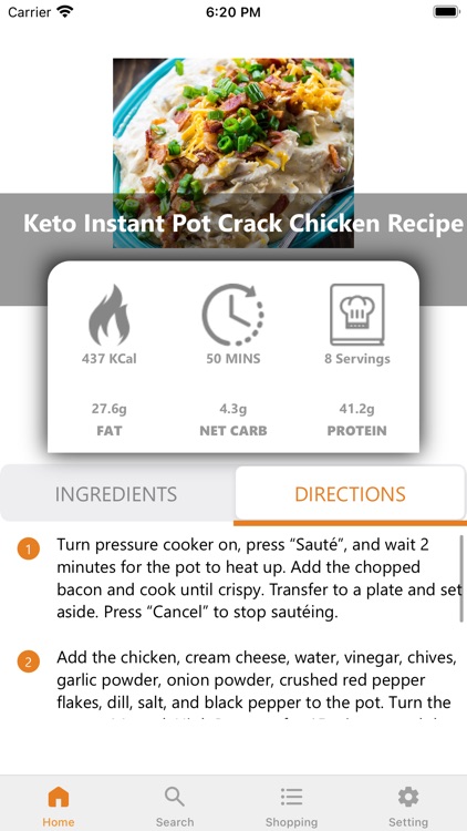 Keto Recipes: Low Carb Diet screenshot-5