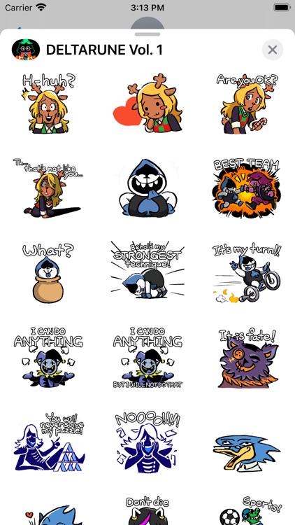 DELTARUNE Stickers Vol. 1