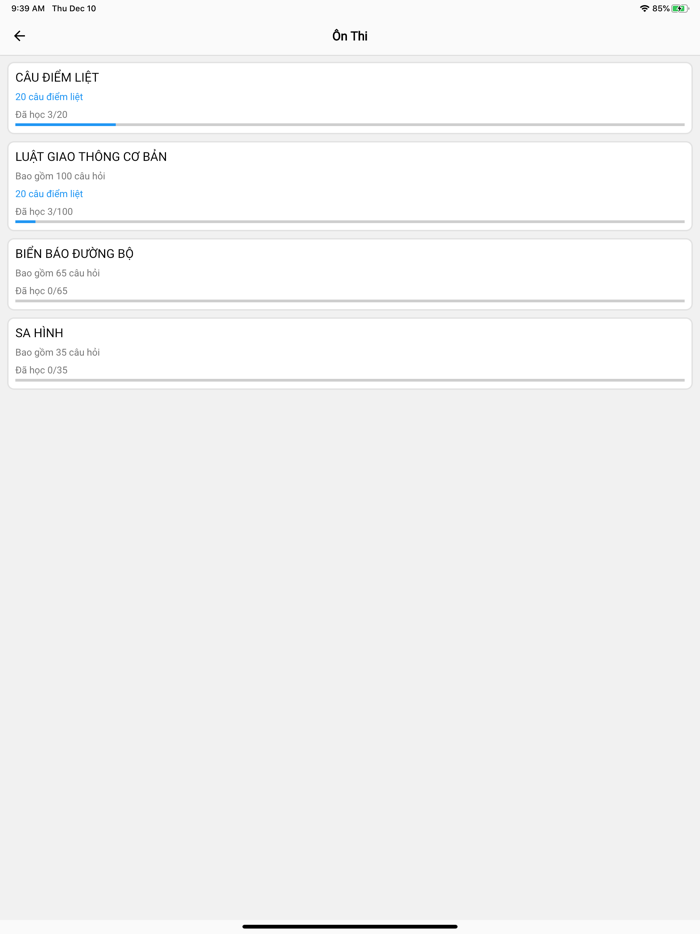 Ôn Thi GPLX Máy A1 Pro