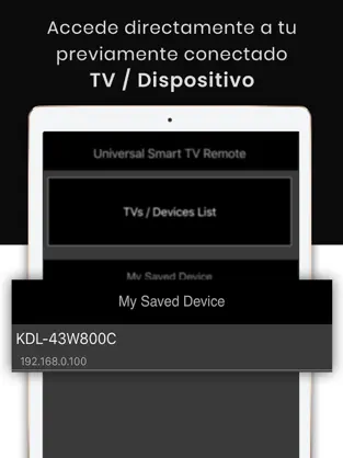 Capture 3 Control remoto universal de TV iphone