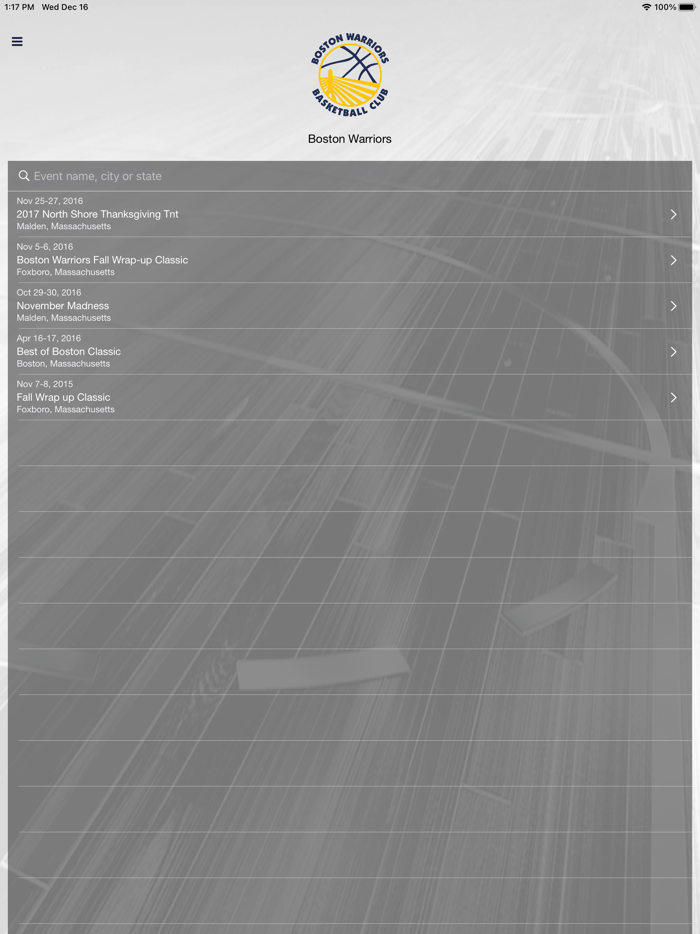 Boston Warriors Basketball