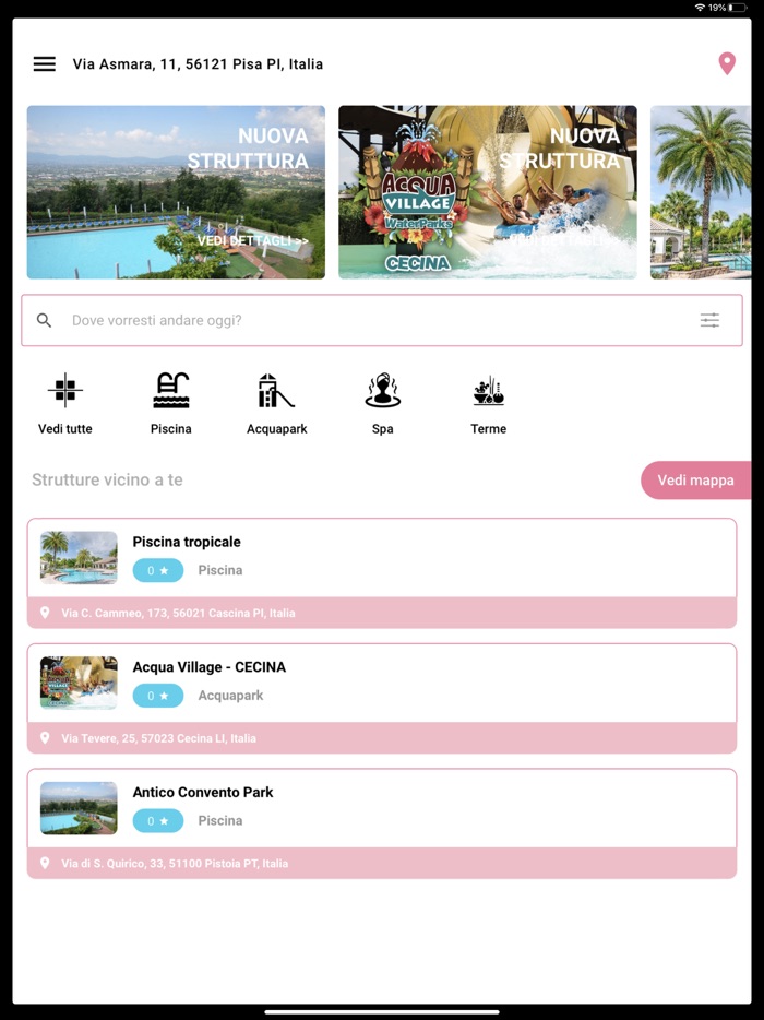 Splash - cerco piscine