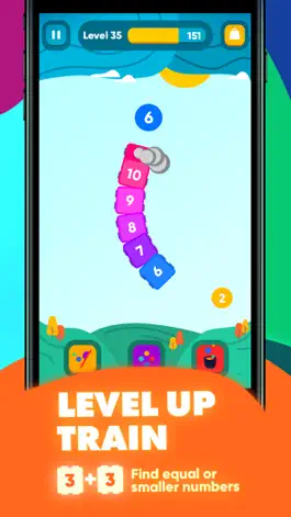 Game screenshot IQ Train -  Number Snake Game apk