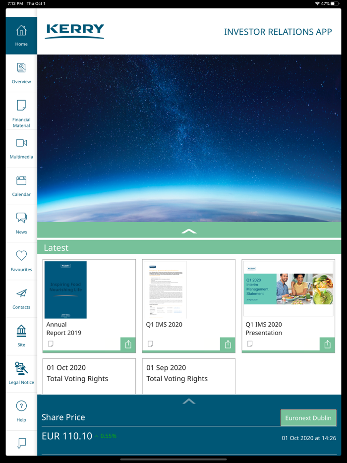 Kerry Group IR for iPad