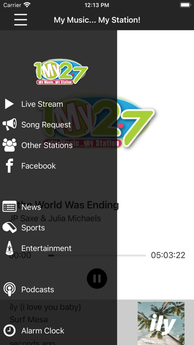 How to cancel & delete My1027FM - My Music My Station from iphone & ipad 2