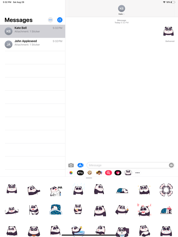 Friendly Panda Animated Emoji App Price Drops