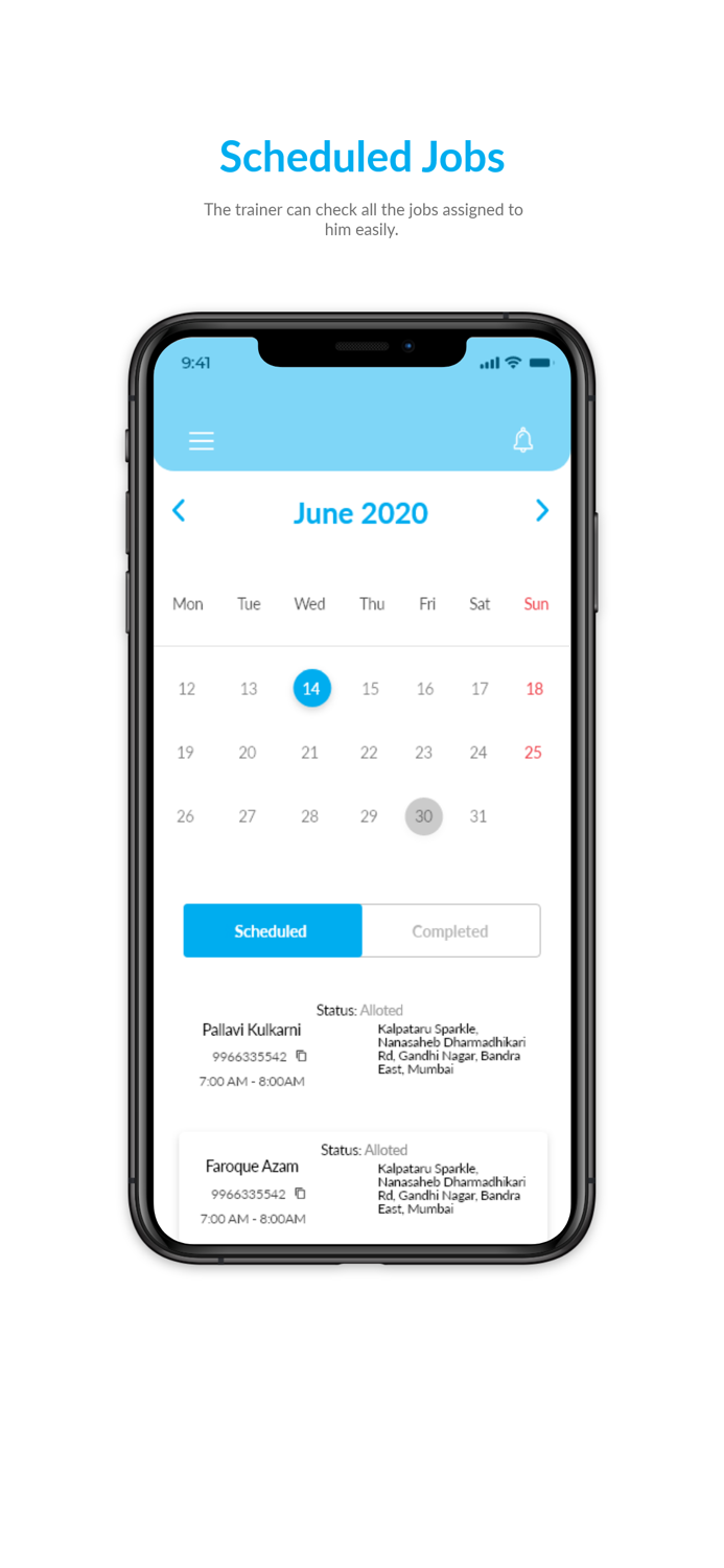 Golds Gym Trainer App