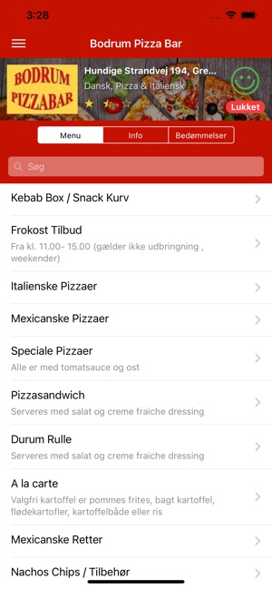 Pizza on the App