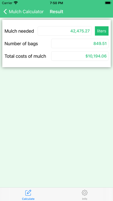 Mulch Calculator - Landscape screenshot 2