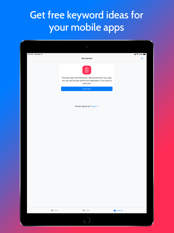 App Keyword Finder Tool