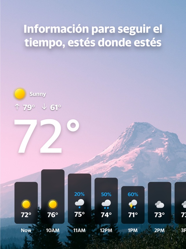 yahoo clima en app store